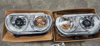Get ready to light up the streets with these Challenger headlights! They're like the eyes of a sleek...