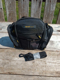 New Nylon Camera Bag, Fits Cameras Up to 6.5"W, Strap