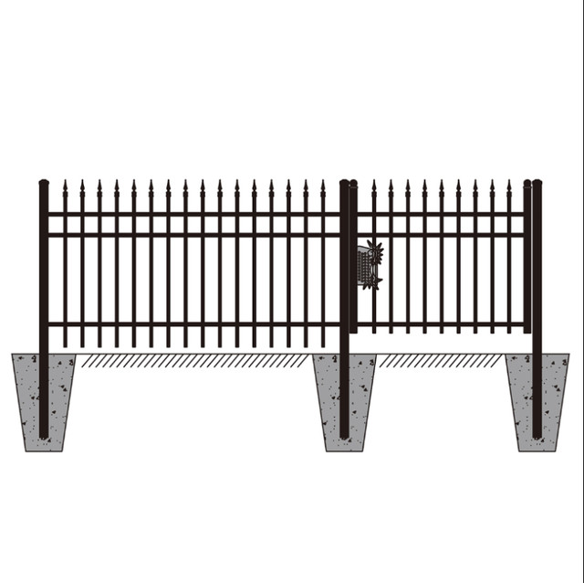 7’×4′ Industrial Ornamental Fences 144FT (20 Panels & 1 Gate) dans Autre  à Guelph - Image 2
