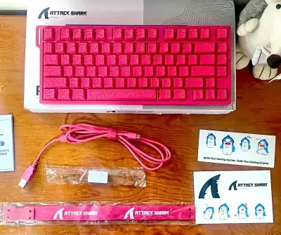 ATTACK SHARK 82HE HALL EFFECT GAMING KEYBOARD MAGNETIC, View more