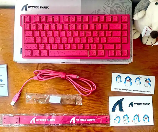 ATTACK SHARK 82HE HALL EFFECT GAMING KEYBOARD MAGNETIC in Mice, Keyboards & Webcams in Mississauga / Peel Region - Image 2