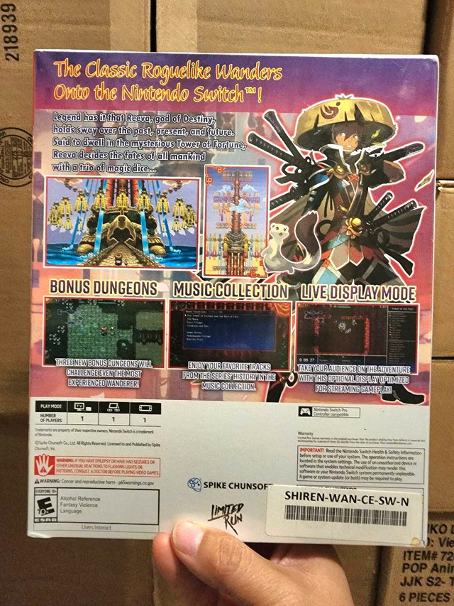 Shiren The Wanderer Collector Edition Switch Game in Nintendo Switch in Edmonton - Image 2