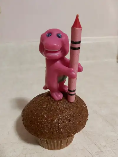 Collectible Barney Clip-On or Cake Topper, View more