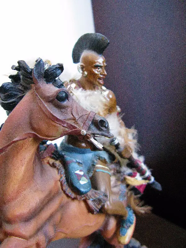 Collectible Limited Edition Native American Warrior Horseman in Arts & Collectibles in City of Halifax - Image 9
