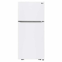 NEW LG 30-inch W 20 cu. ft. Top Freezer Refrigerator in White