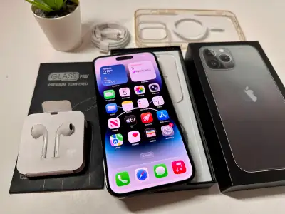 iPhone 14 Pro Max | Like New | 99% battery | Box, Case, EarPod ., View more