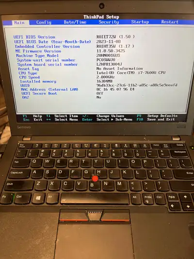 Lenovo Thinkpad X270 12" Laptop, View more