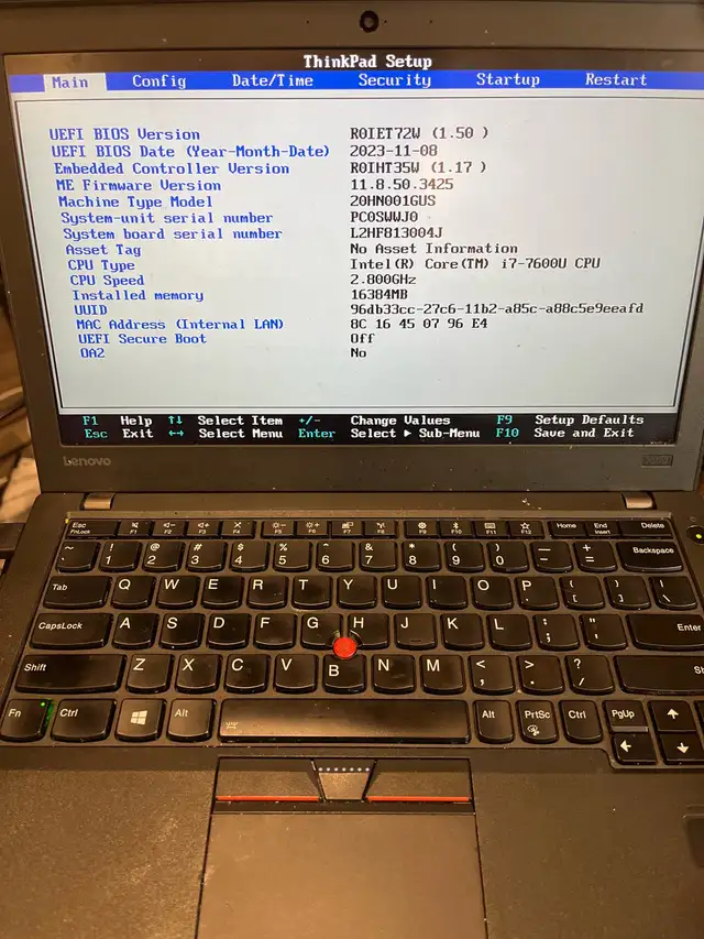 Lenovo Thinkpad X270 12" Laptop in Laptops in Guelph - Image 2