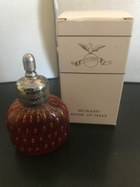 Murano, Italy Glass Perfume Oil Bottle