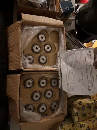 Brand new from cnc 250 each blade or 20k for 2 boxes This document is a technical drawing and qualit...