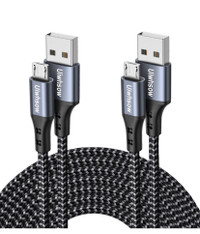 Micro USB Cable, 2Pack 3.3 6.6ft USB A to Micro Fast Charging