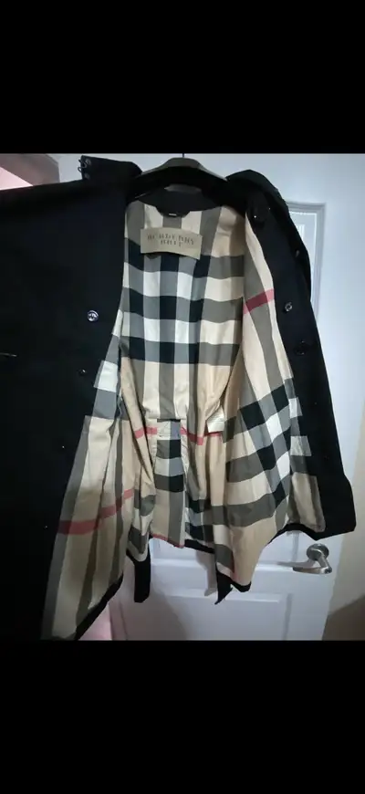 Burberry Black Trench Coat ( MENS) XL Authentic , View more