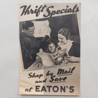 Vintage Original Eaton's Thrift Specials 1936 Sales Catalogue