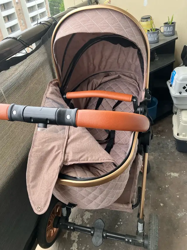 Beautiful Stoller pram baby carriage, car seat $400 obo in Strollers, Carriers & Car Seats in St. Catharines - Image 6