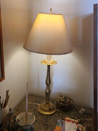 Brass Lamp - Candelabra-Styled