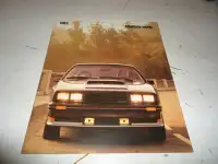 1984 Mercury Capri Dealer Sales Brochure. NOS. Can Mail