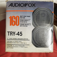 Car Speakers "AudioVox" - 6" - 3-way Stereo System 160 Watt Peak