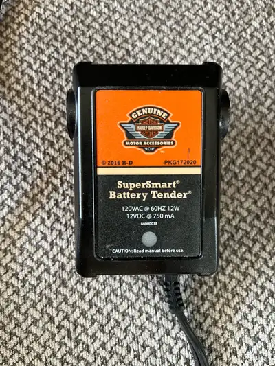Genuine Harley Davidson battery tender. In excellent condition. Works as intended. $40