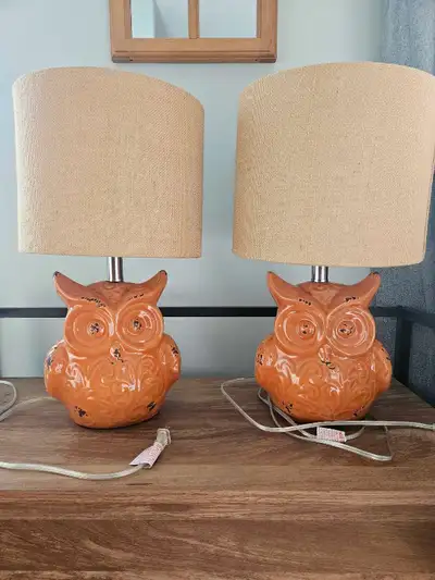 Lampe hibou en céramique, View more