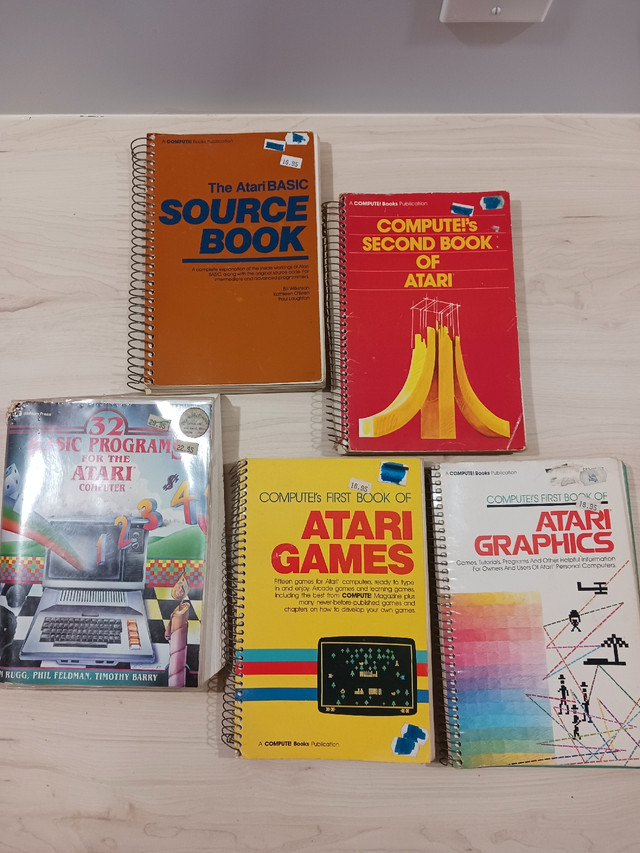 Vintage Atari Computer Books  in Software in Peterborough - Image 2