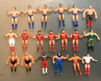 Vintage 1980s WWF LJN BENDIES TITAN SPORTS MIN WRESTLING FIGURES