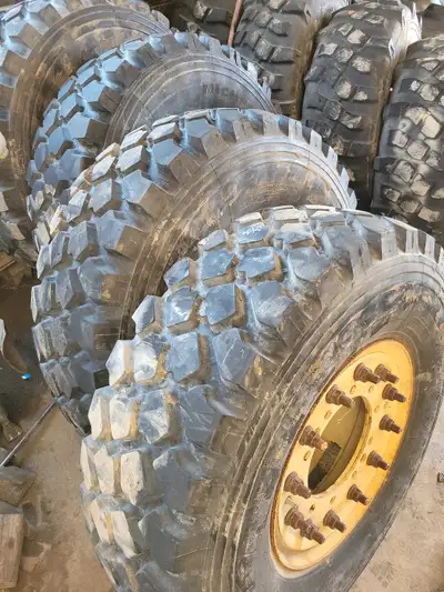 Hi there. We deal military tires NEW and Used. Michelin XZL 16.00 R20 Michelin XL 14.00 R20 Michelin...