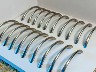 Worth $140, this set of cabinet pull handles is brand new and includes the required mounting hardwar...