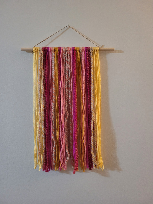 Simply sweet little macrame wall art, handmade by me in Home Décor & Accents in City of Halifax