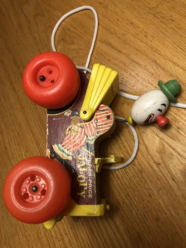Vintage Fisher Price Jolly Jalopy Pull Toy (#724) in Toys & Games in Kitchener / Waterloo - Image 7