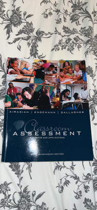 Classroom Assessment Concepts and Applications Textbook