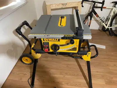 DEWALT 10" Table Saw with Rolling Stand, View more