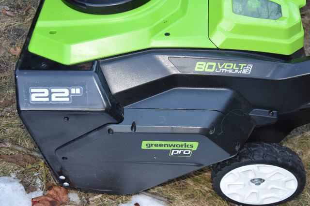 NEW 80V Greenworks Pro 22 in Snow Thrower in Snowblowers in Stratford - Image 2