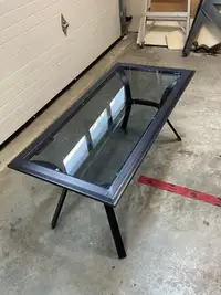 Brand new glass table