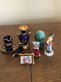 Vintage Miniatures - Limoges, Goebel and others