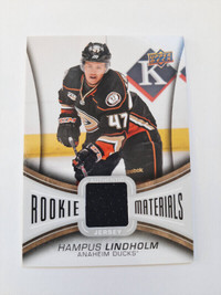 Hampus Lindholm 2013-14 Upper Deck - Rookie Materials #RM-HL