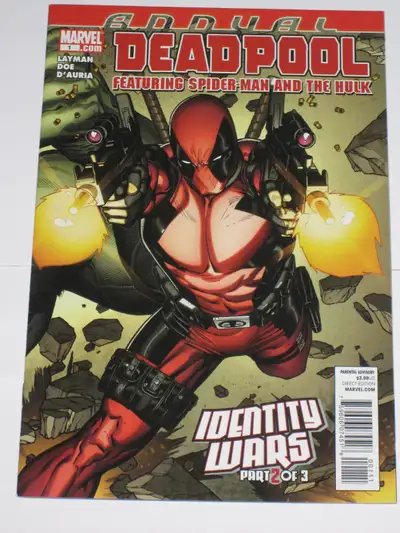 Deadpool Annual#1 Spider-Man and the Hulk! comic book, View more
