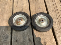 Hard rubber wheels 6” $10