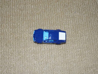 MAJORETTE, BLUE ALPINE A310 POLICE CAR, DIECAST METAL VEHICLE