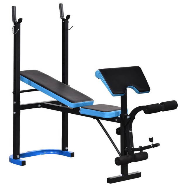 Adjustable Weight Bench with Barbell Rack and Leg Developer for  in Exercise Equipment in Markham / York Region - Image 2