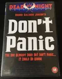 DVD horreur - DON'T PANIC (PAL REGION FREE, 1987)