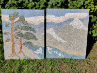 Mosaic Tile (Landscape) Wall Installation
