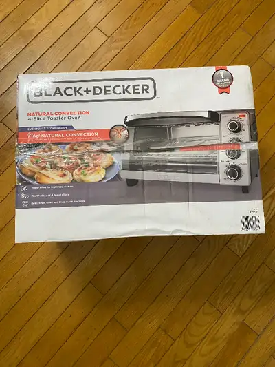 Black and Decker 4 slice toaster oven for sale, View more