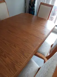 Dining table and chairs 