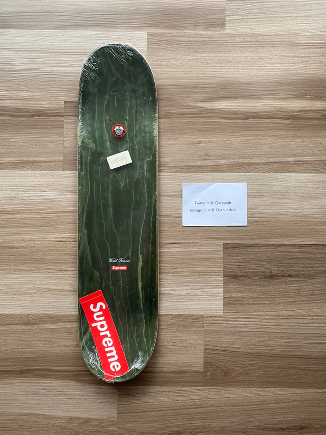 Supreme Gonz Ramm Skateboard Deck Green Skateboard Ottawa