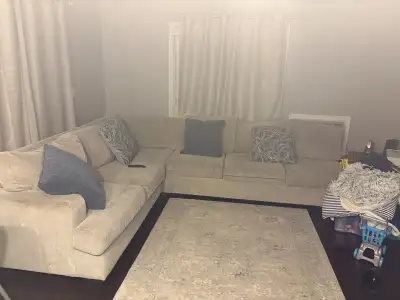 Large Sectional Couch + Extra Section (used), View more