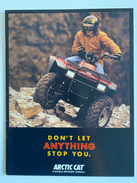 1998 Arctic Cat ATV Original 16 Pg Original Brochure 
