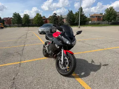 2008 Kawasaki ninja 650r 28k km Drives great Just needs exhaust and blinkers Best price on the marke...