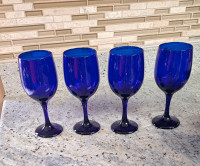 Vintage Blue Glassware - Various prices