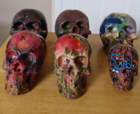 Plastic Skulls for sale!