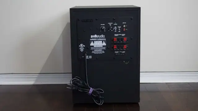 Polk Audio Powered Subwoofer (RM6750) in Speakers in Calgary - Image 6